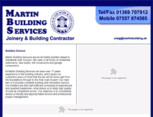 Tablet Screenshot of martinbuildingservices.org